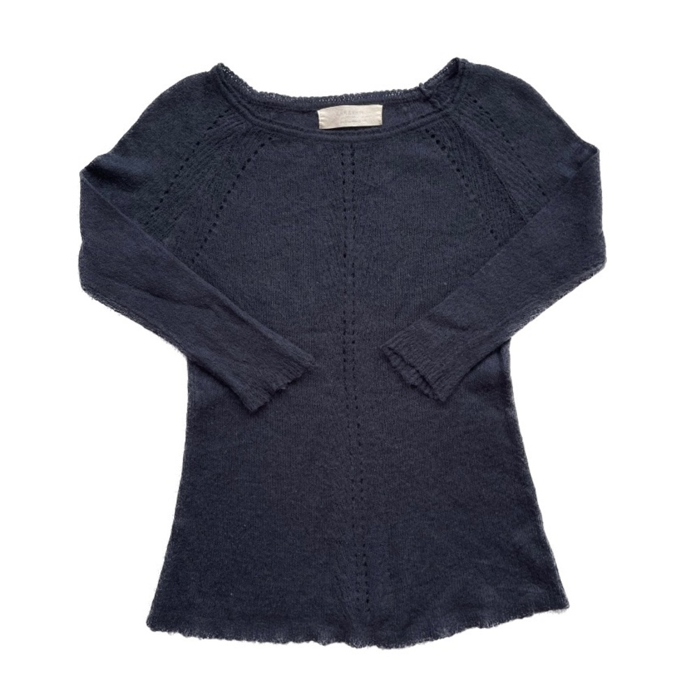 Zara Knit Three Quarter Sleeve Sweater